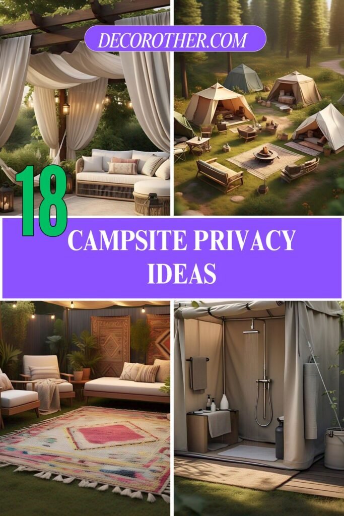 Campsite Privacy Ideas