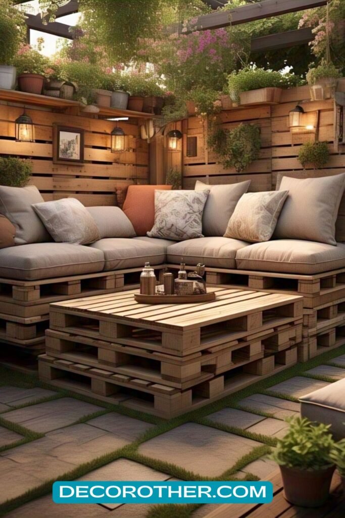 DIY Pallet Sofa Nook