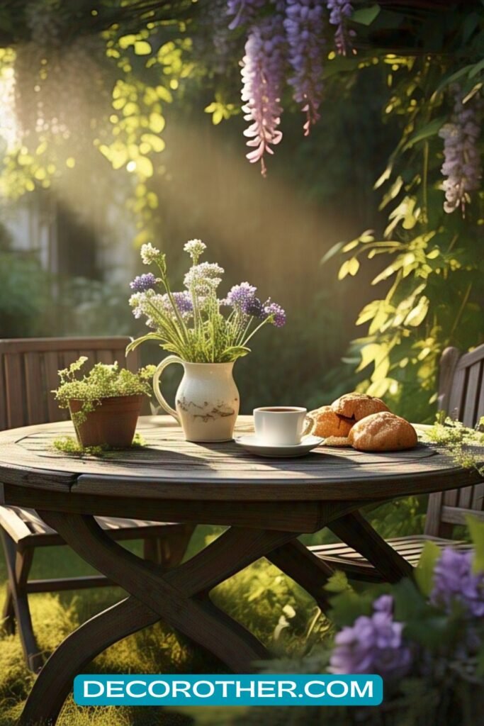 Morning Coffee Garden Table