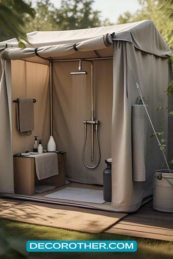Set Up a Shower Tent