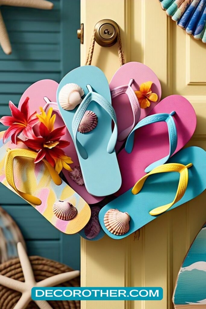 Flip-Flop Summer Door Hanger