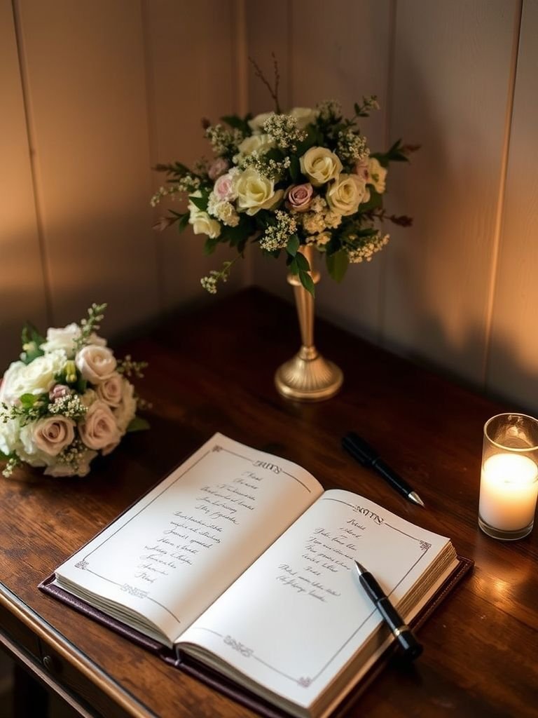 Guestbook Table
