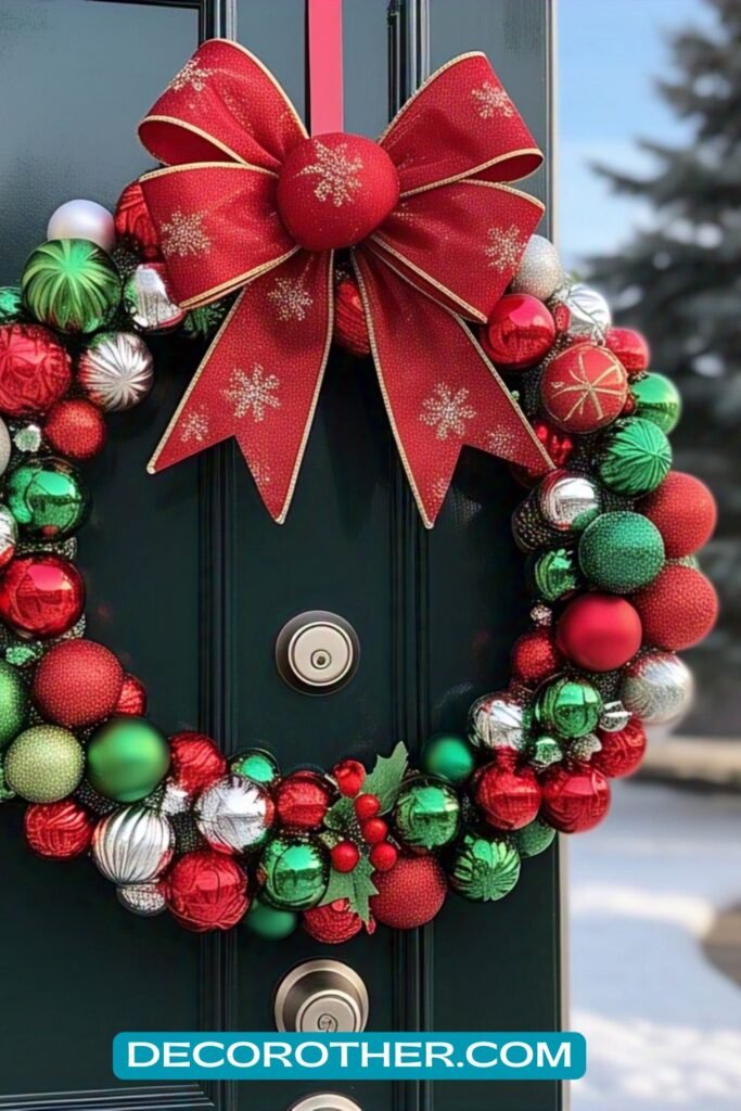 Holiday Ornament Wreath
