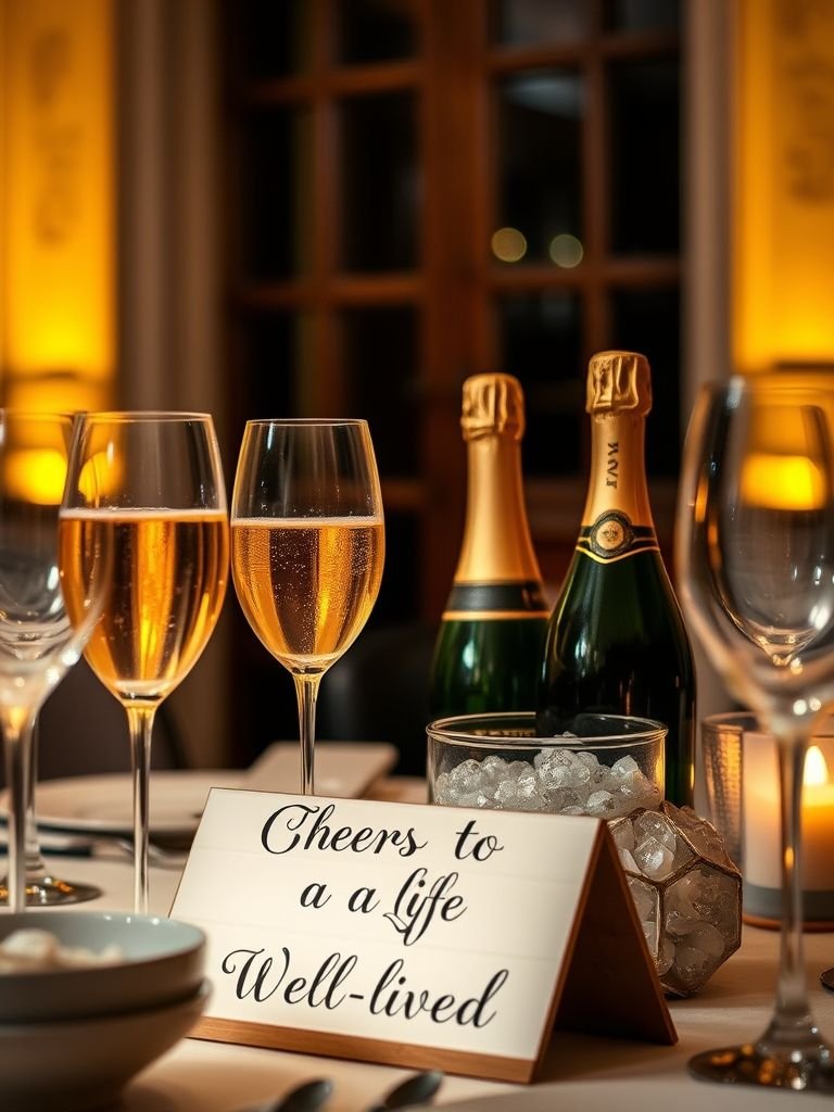 “One Last Toast” Table